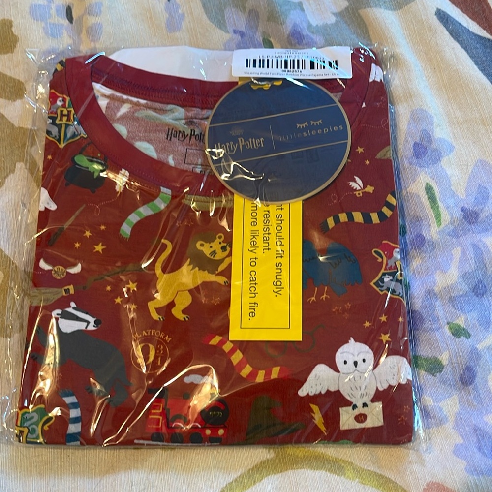 NWT Little Sleepies Harry Potter 2 Piece
